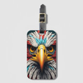 Majestic Eagle Close-up Bagagelabel (Voorkant (verticaal))