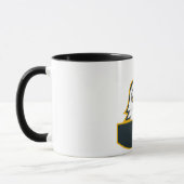 Majestic Eagle Crown Logo Coffee Mok (Links)