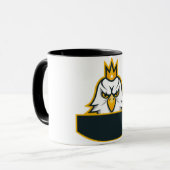 Majestic Eagle Crown Logo Coffee Mok (Voorkant links)
