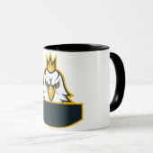 Majestic Eagle Crown Logo Coffee Mok (Voorkant rechts)
