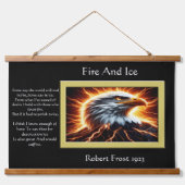 Majestic Eagle: De bliksem Hangend Wandkleed (Voorkant)