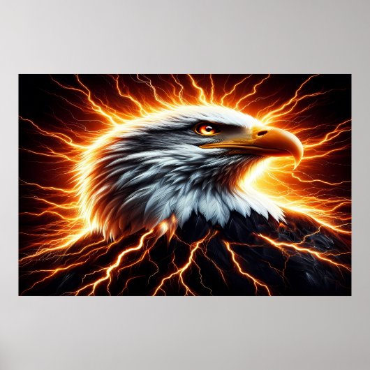 Majestic Eagle: De bliksem Poster (Voorkant)