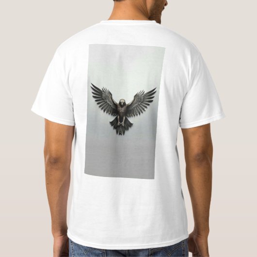 Majestic Eagle Design T-shirt - Jhajjhale Store Ex (Achterkant)
