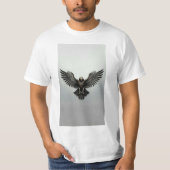Majestic Eagle Design T-shirt - Jhajjhale Store Ex (Voorkant)