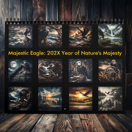 Majestic Eagle: een jaar van Natuur Majesteit 2025 Kalender