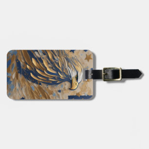 Majestic Eagle: Embleem van Erfgoed Bagagelabel