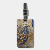 Majestic Eagle: Embleem van Erfgoed Bagagelabel (Voorkant verticaal)