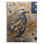 Majestic Eagle: Embleem van Erfgoed Notitieboek (Voorkant)
