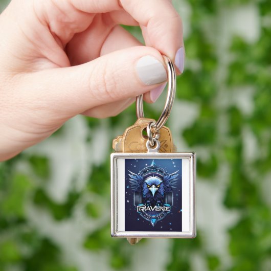 Majestic Eagle Emblem Keychain – Bold & Powerful S (Hand)