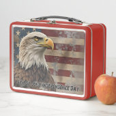 Majestic Eagle & Flag – Spirit of Freedom (In situ)
