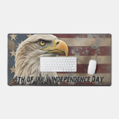 Majestic Eagle & Flag – Spirit of Freedom Bureaumat (Keyboard & Muis)