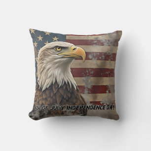 Majestic Eagle & Flag – Spirit of Freedom Kussen