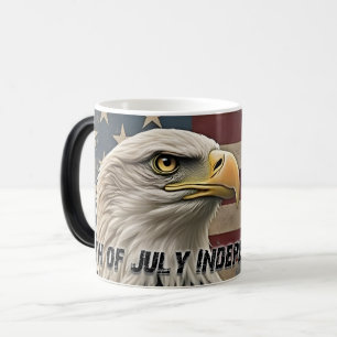 Majestic Eagle & Flag – Spirit of Freedom Magische Mok