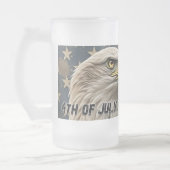 Majestic Eagle & Flag – Spirit of Freedom Matglas Bierpul (Links)