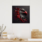 Majestic Eagle Gaze Poster (Keuken)