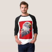 Majestic Eagle Graphic T-shirt Laat je geest los (Voorkant volledig)