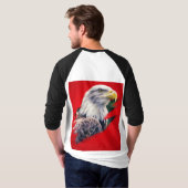 Majestic Eagle Graphic T-shirt Laat je geest los (Achterkant volledig)