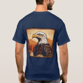 "Majestic Eagle Graphic T-shirt" T-shirt (Achterkant)
