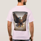 Majestic Eagle Graphic T-shirt voor Natuur liefheb (Achterkant)