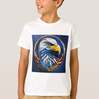 Majestic Eagle Head Graphic Kinderen T-shirt