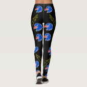 Majestic Eagle Head Leggings, vet en onverschrokke Leggings (Achterkant)