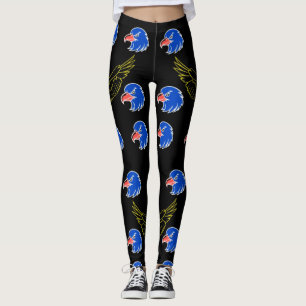 Majestic Eagle Head Leggings, vet en onverschrokke Leggings