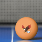 Majestic eagle in flight pingpongbal (Net)