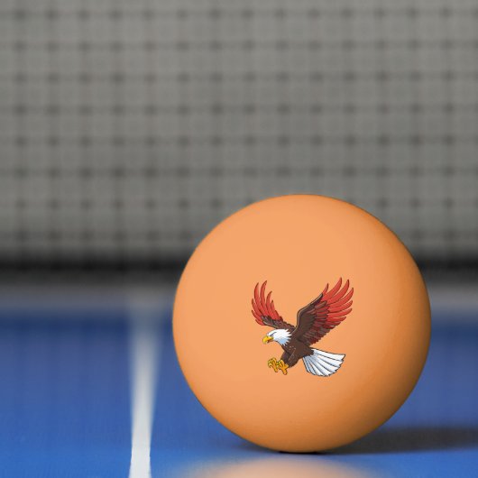 Majestic eagle in flight pingpongbal (Net)