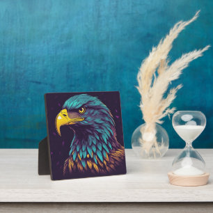 Majestic Eagle in levendige kleuren Fotoplaat