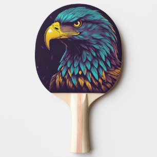 Majestic Eagle in levendige kleuren Tafeltennisbatje