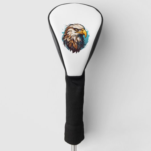 Majestic Eagle Logo Art Golfheadcover (Voorkant)