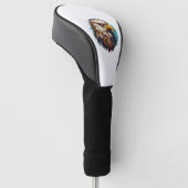 Majestic Eagle Logo Art Golfheadcover (Schuin)