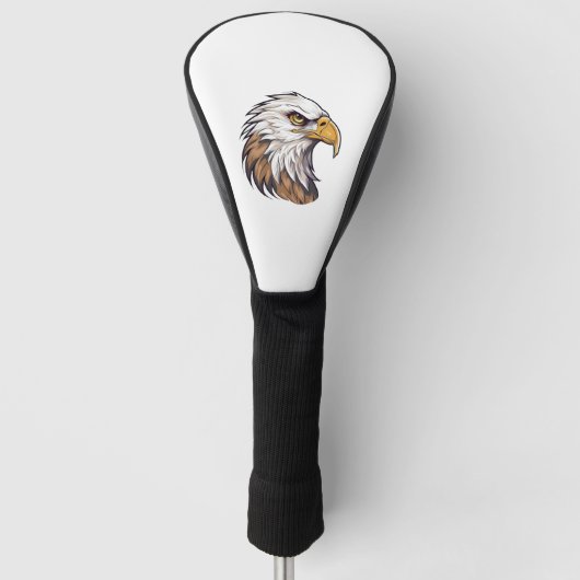 Majestic Eagle Logo Art Golfheadcover (Voorkant)