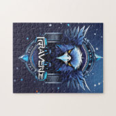 Majestic Eagle Logo Puzzle | Artistic Wildlife Des Legpuzzel (Horizontaal)