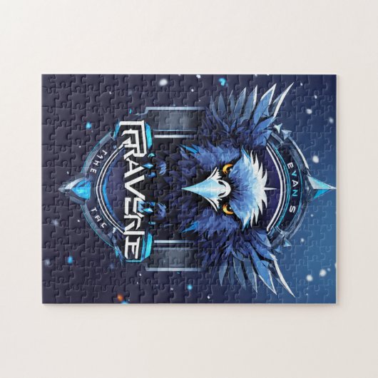 Majestic Eagle Logo Puzzle | Artistic Wildlife Des Legpuzzel (Horizontaal)