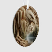 Majestic Eagle met uitzicht op Serene Lake Ornament (voorkant)