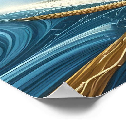 Majestic Eagle of Freedom Poster (Hoek)