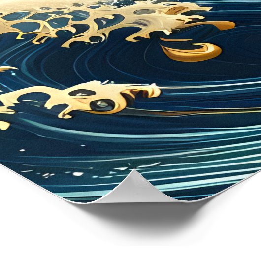 Majestic Eagle of Freedom Poster (Hoek)