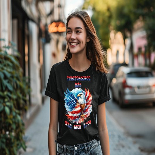 Majestic Eagle Patriotic Pride Onafhankelijkheidsd T-shirt