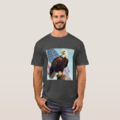 Majestic Eagle Print T-shirt (Voorkant volledig)
