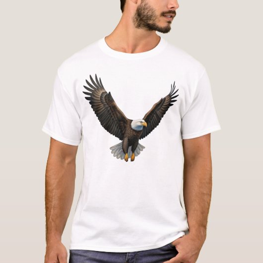 Majestic Eagle Soar T-shirt ontwerp (Voorkant)