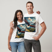 Majestic Eagle Soar T-shirt ontwerp (Unisex)