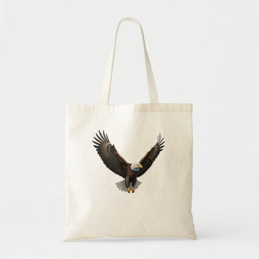 Majestic Eagle Soar T-shirt ontwerp Tote Bag (Voorkant)