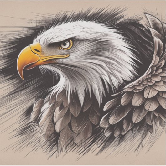 Majestic Eagle Sticker (Voorkant)
