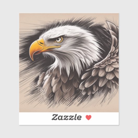 Majestic Eagle Sticker (Vel)