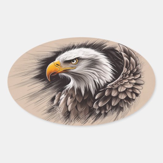 Majestic Eagle Sticker (Voorkant)