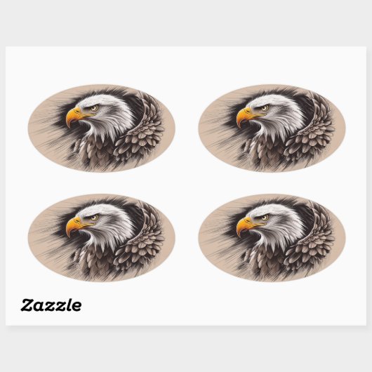 Majestic Eagle Sticker (Vel)