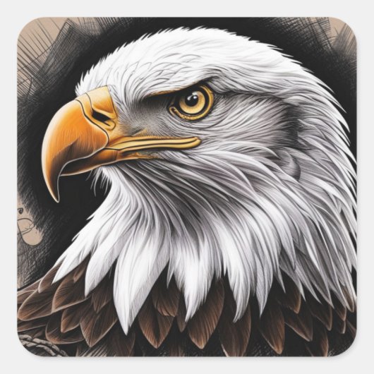 Majestic Eagle Sticker (Voorkant)