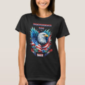 Majestic Eagle stijgende onafhankelijkheidsdag T-shirt (Voorkant)