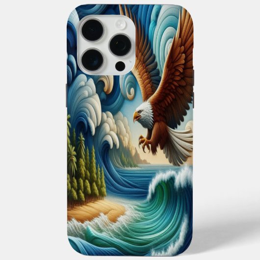 Majestic Eagle stijgt boven kristalwater Case-Mate iPhone Case (Achterkant)